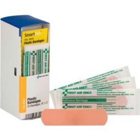 ACME UNITED First Aid Only FAE-3004 SmartCompliance Refill 3/4"X 3" Adhesive Bandages, Plastic, 25/Box FAE-3004